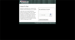 Desktop Screenshot of check2test.com