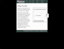 Tablet Screenshot of check2test.com